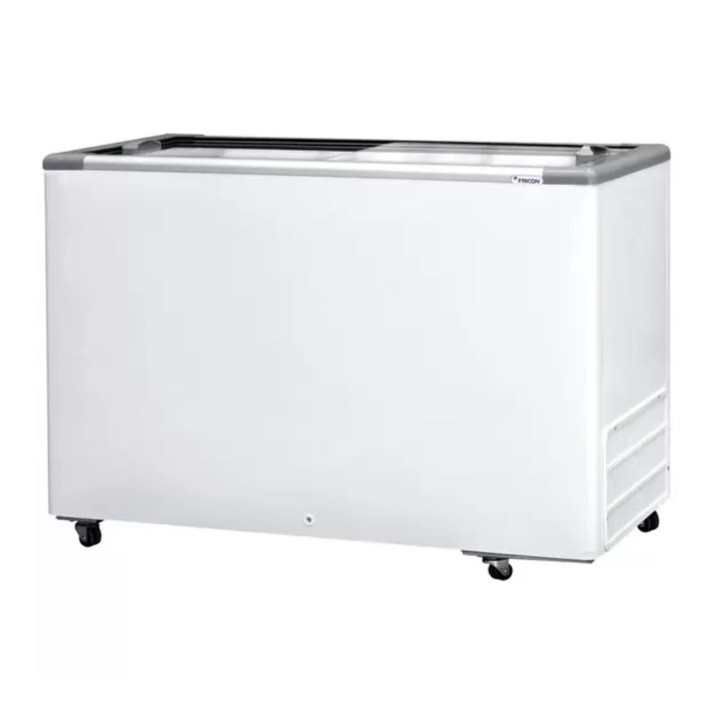 Freezer Fricon Horizontal HCED 411 Litros Tampa de Vidro Branco