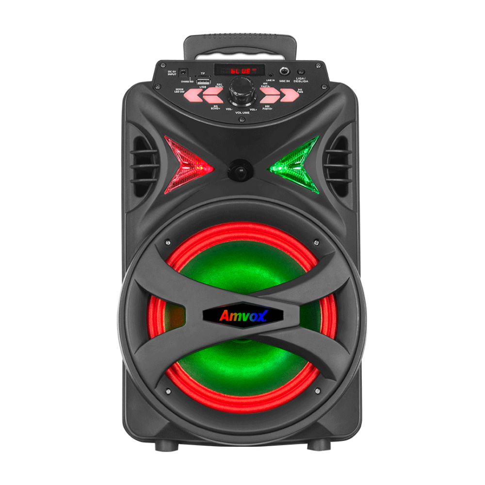 Caixa de Som Amplificada Amvox ACA 255 Hit 250W Bivolt