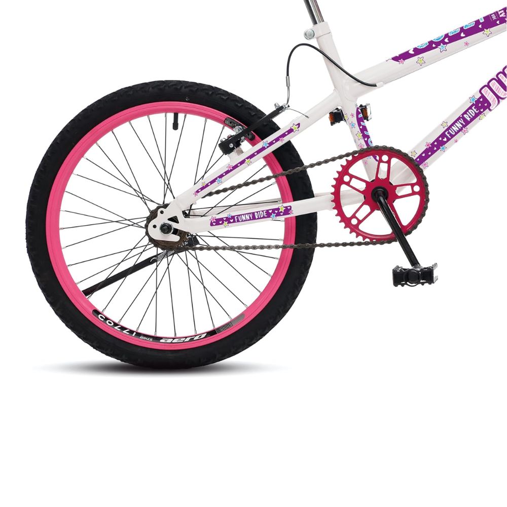 Bicicleta Colli Infantil Jully Aro 20 Branco