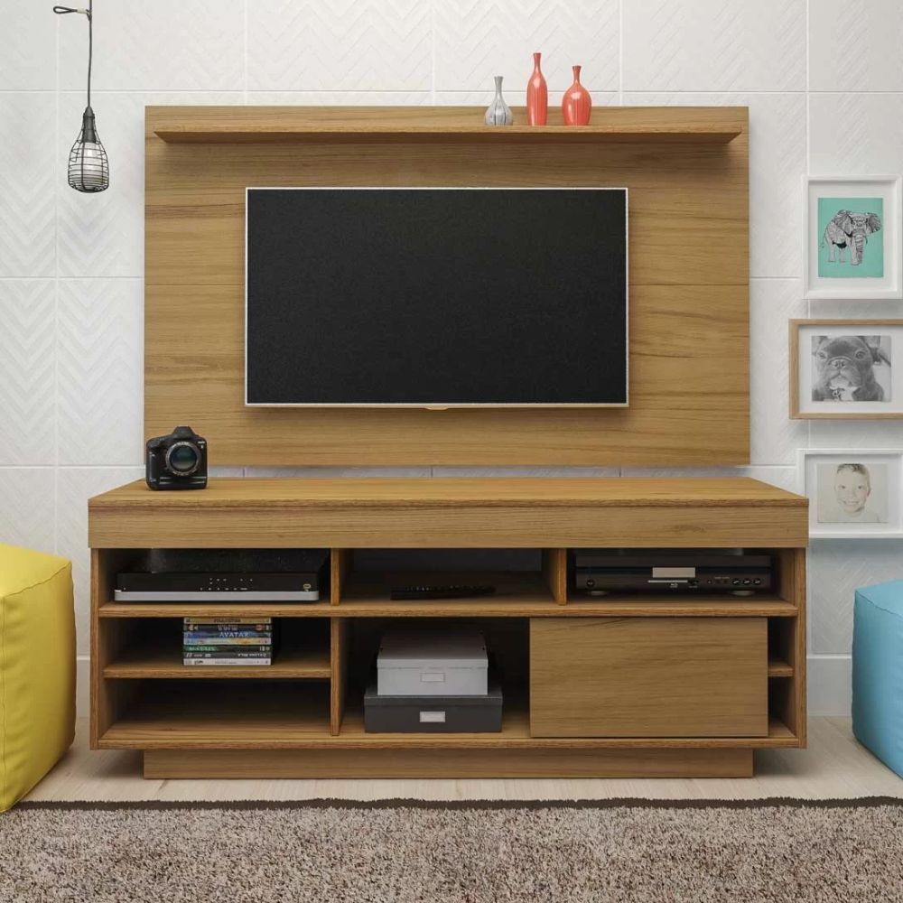 Rack C/ Painel Artely Roma Iii 004122 Freijo / Off White