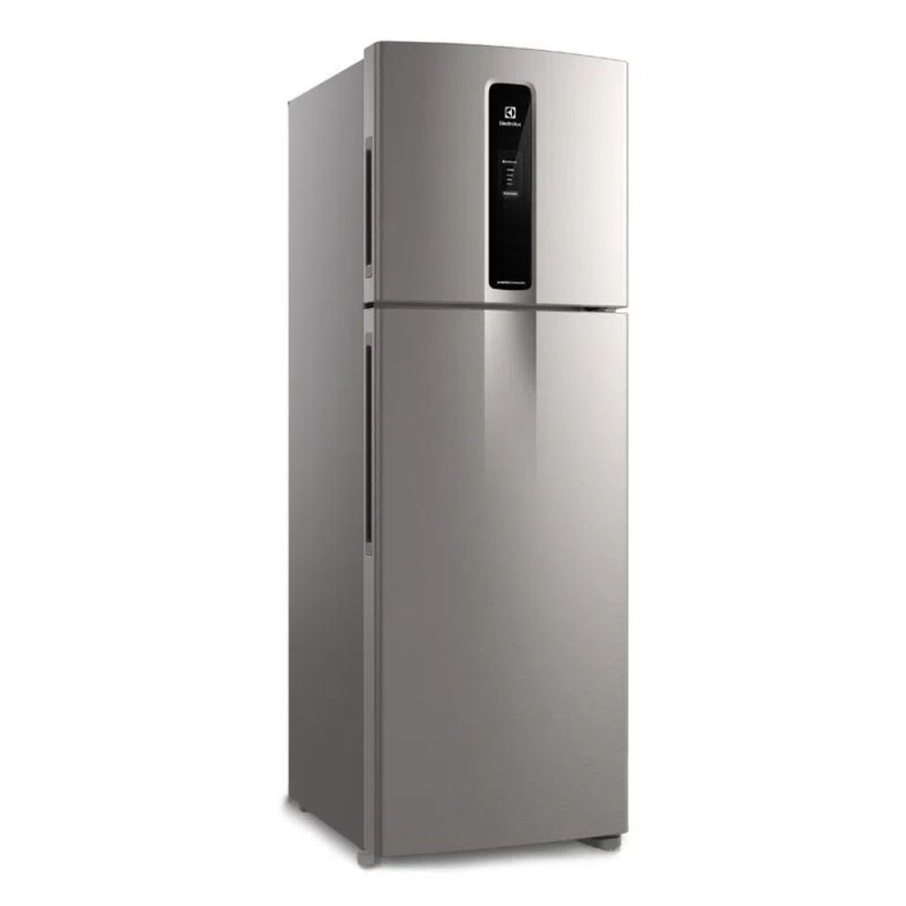 Geladeira Electrolux Frost Free Inverter 390L Inox F43S