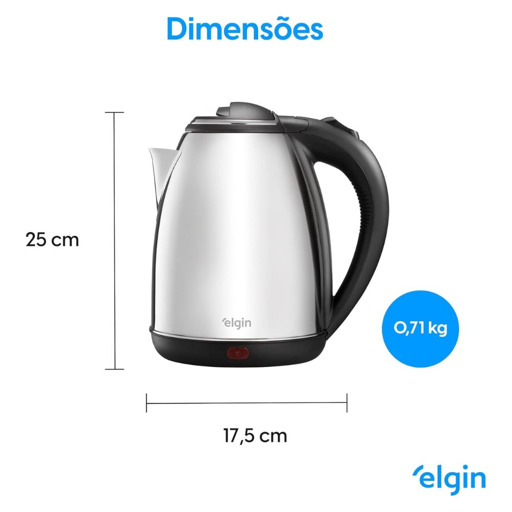 Chaleira Elgin CHA10 1,8L Inox 220V