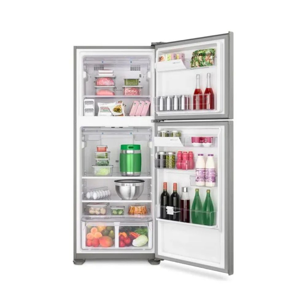 Geladeira Electrolux TF55S Frost Free com Prateleira Reversível Platinum 431L inox