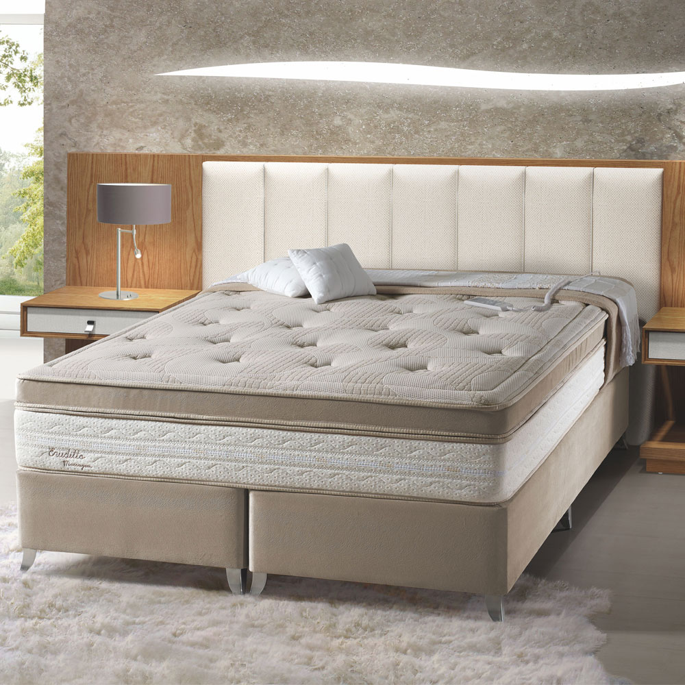 Cama Box Casal Queen Herval Erudito Massagem 158x198