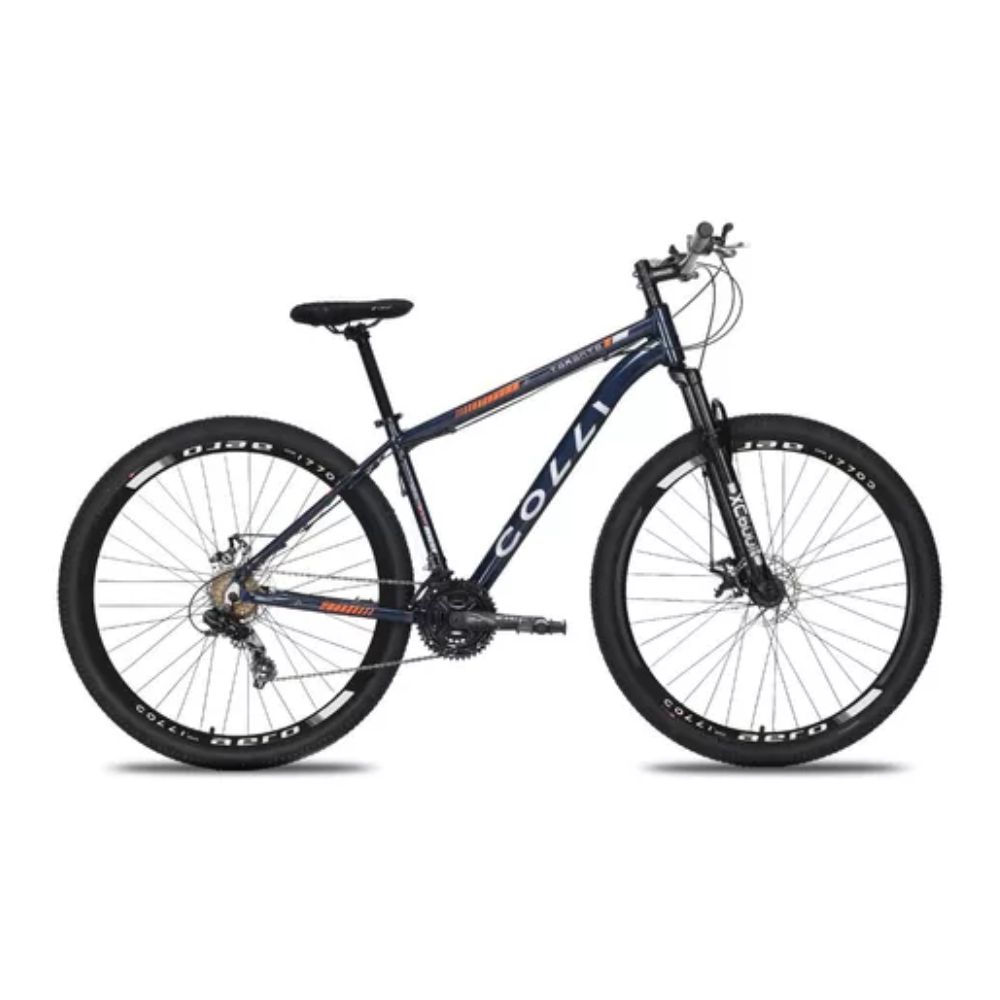 Bicicleta Colli Toronto Aluminio Aro 29 Disco-shimano 21M Cor Azul Metálico