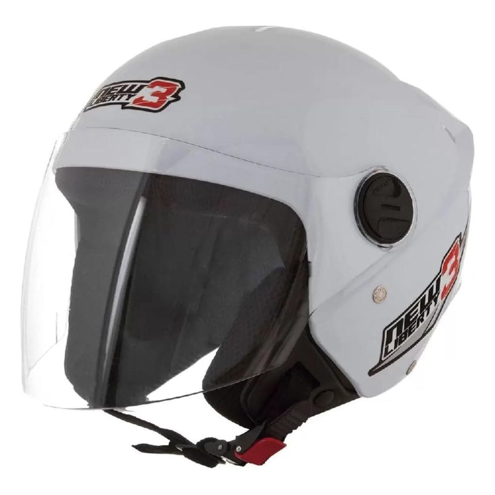 Capacete Protork Liberty 3 New CAP-489BC Tamanho 58 Branco