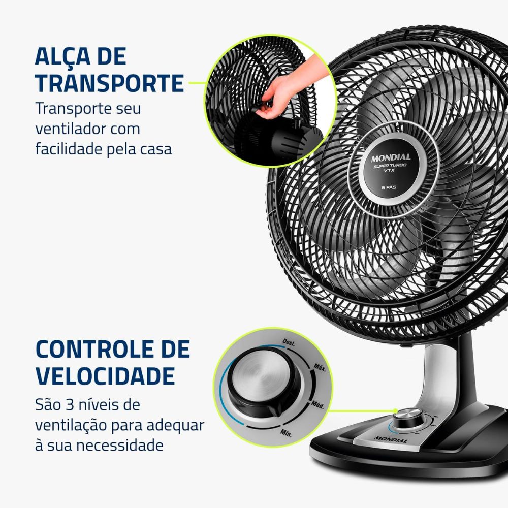 Ventilador Arno Silêncio Force 40 Cm VF40