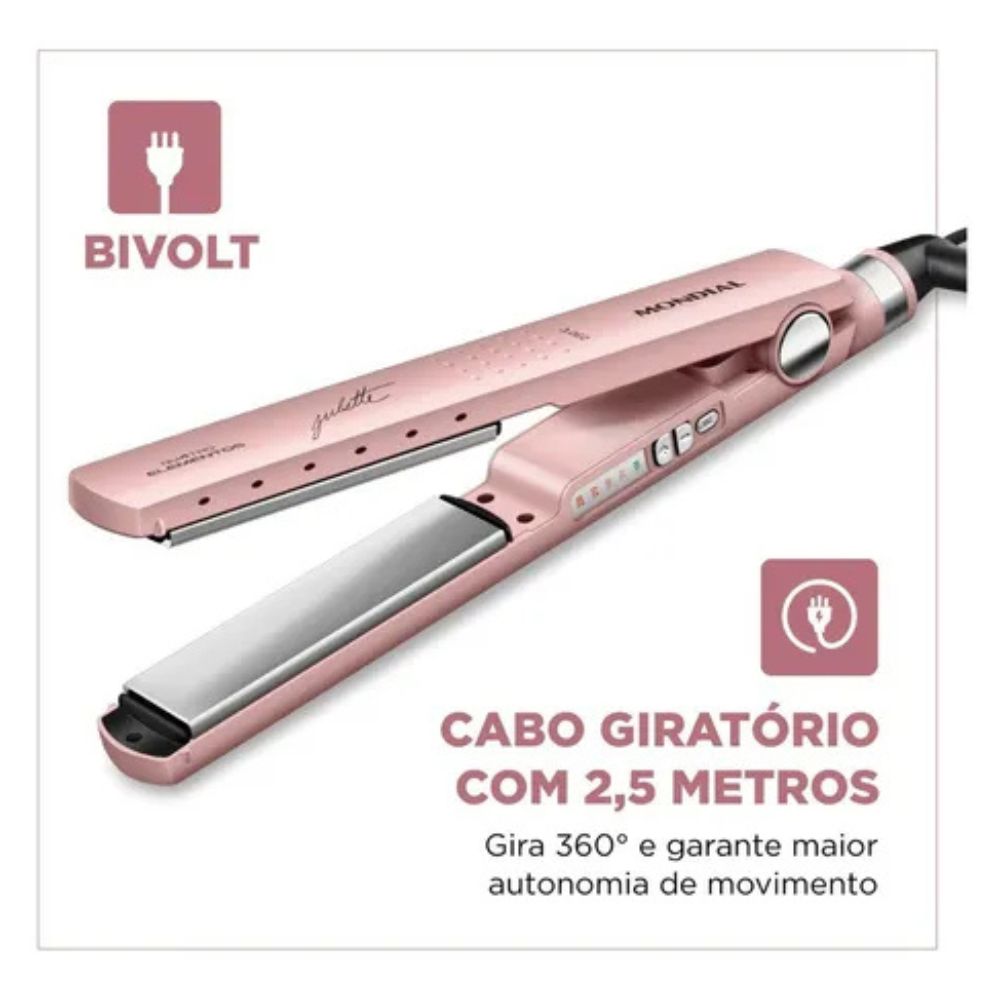 Prancha Alisadora Mondial P-JU-01 Bivolt