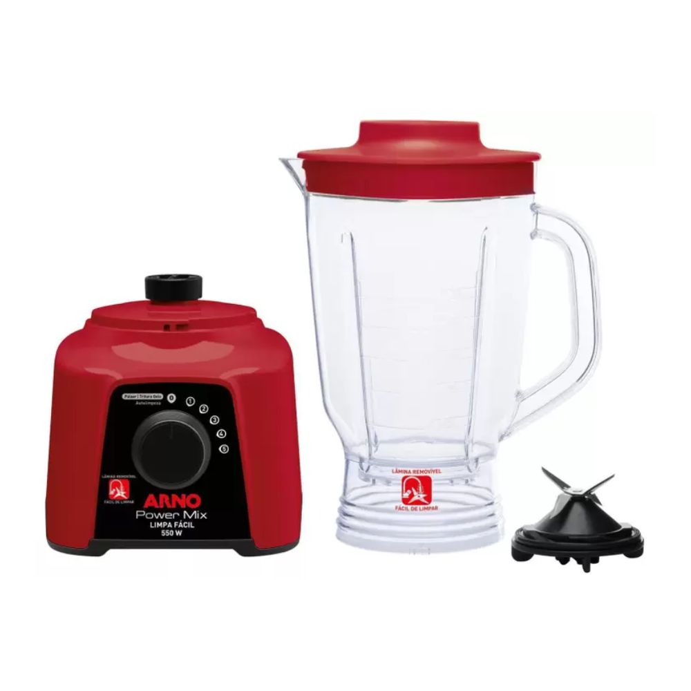 Liquidificador Arno Power Mix LQ30 Vermelho