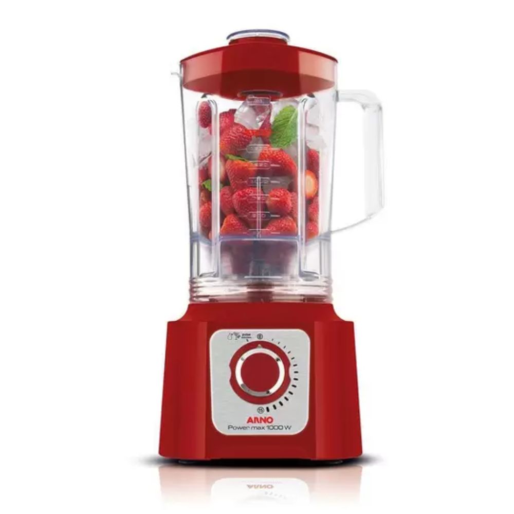 Liquidificador Arno Power Max 1000W LN54 Vermelho