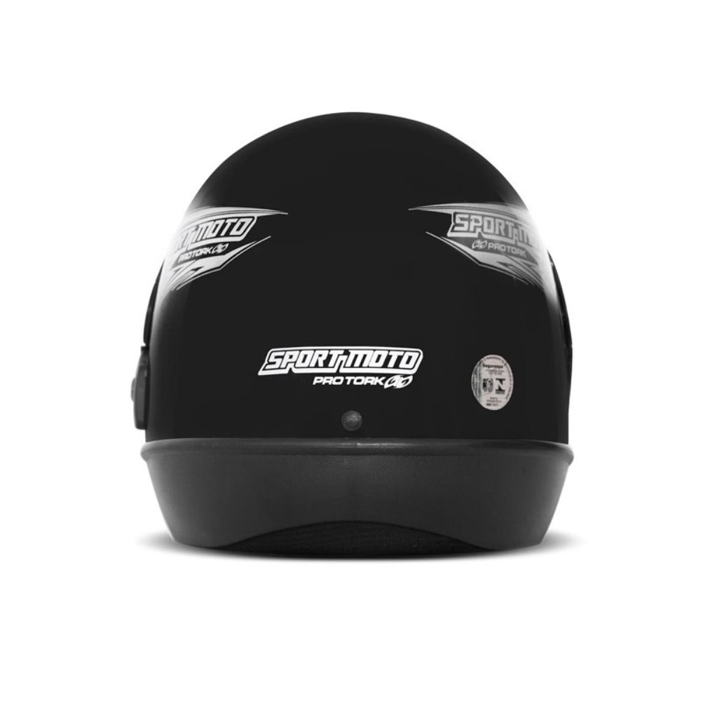 Capacete ProTork SM Sport Moto Tam 58 Preto Fosco