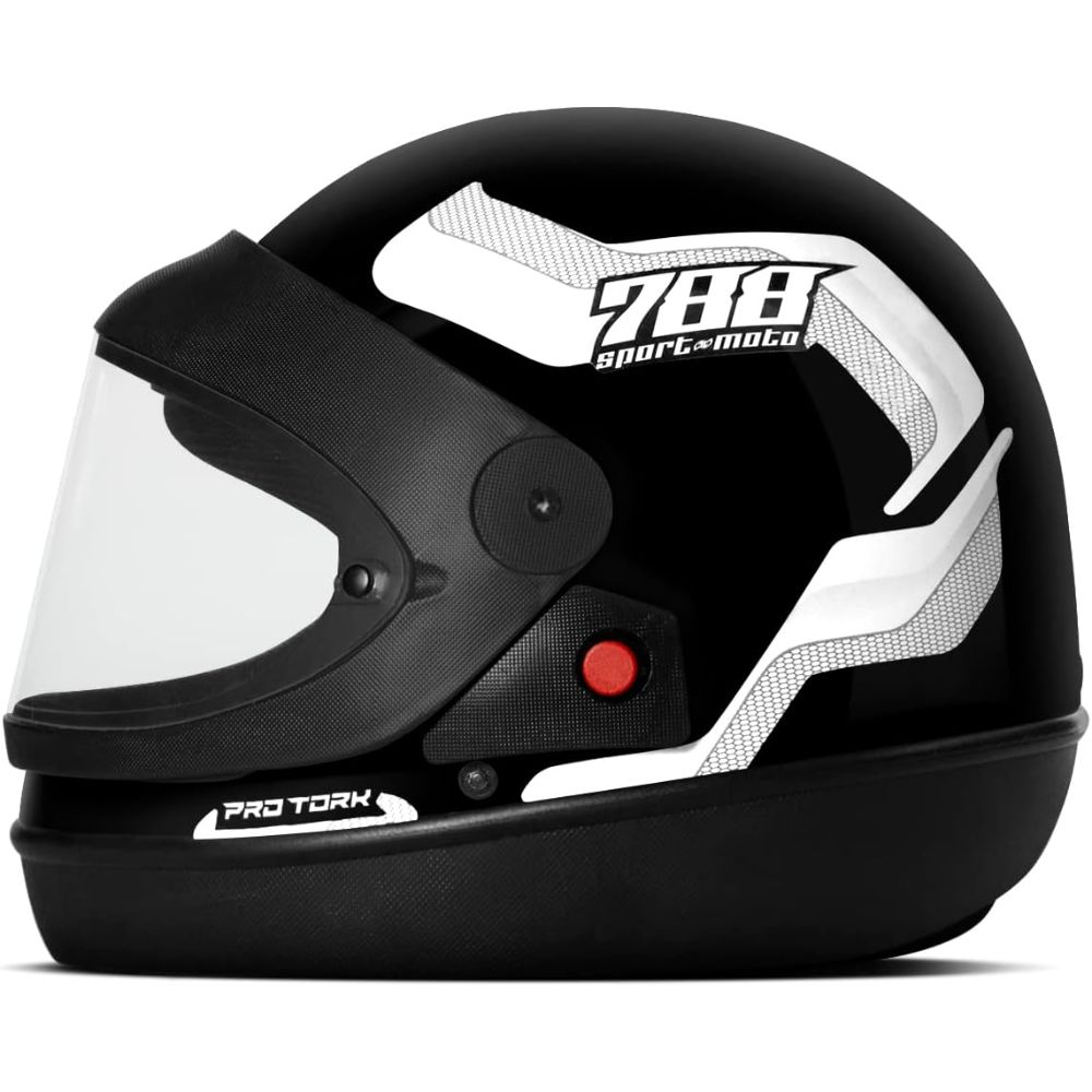 Capacete Pro Tork Sport Moto Branco