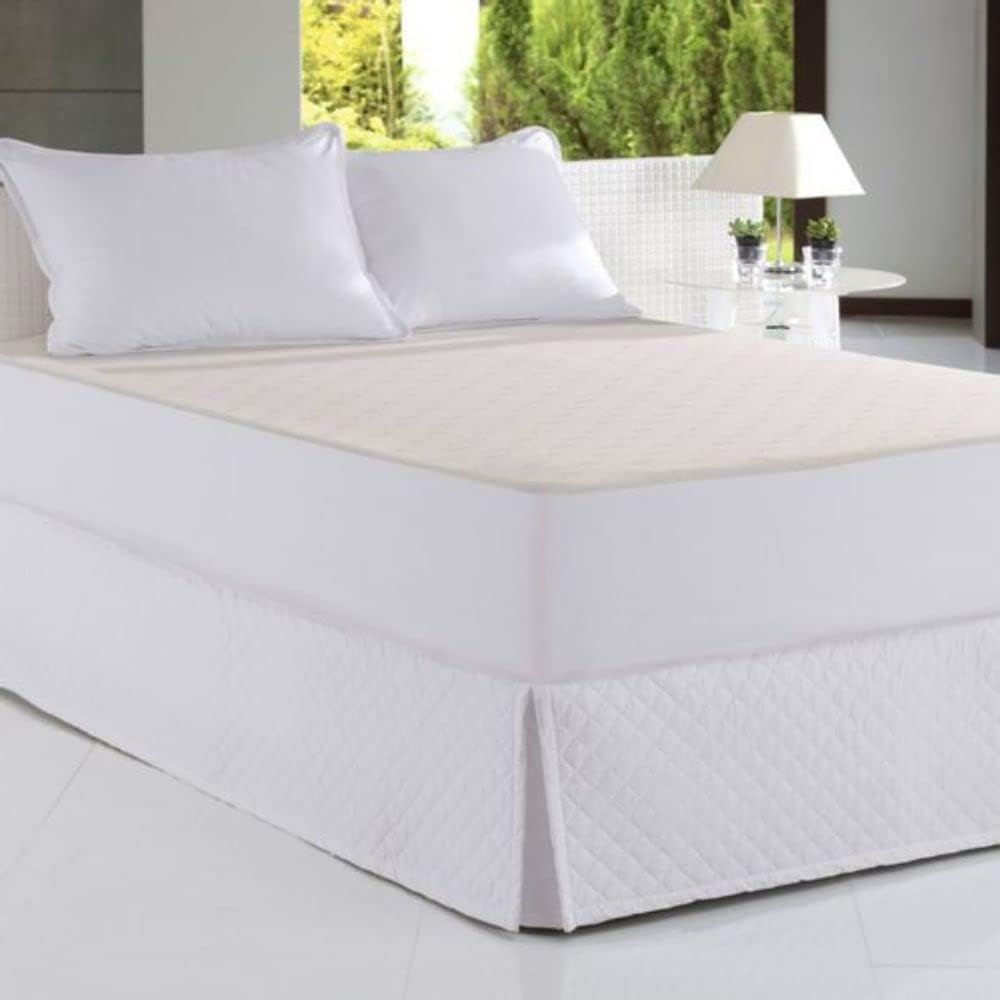 Protetor de Colchão Casal Sono e Saúde Impermeável Altenburg 193x203x40cm Branco