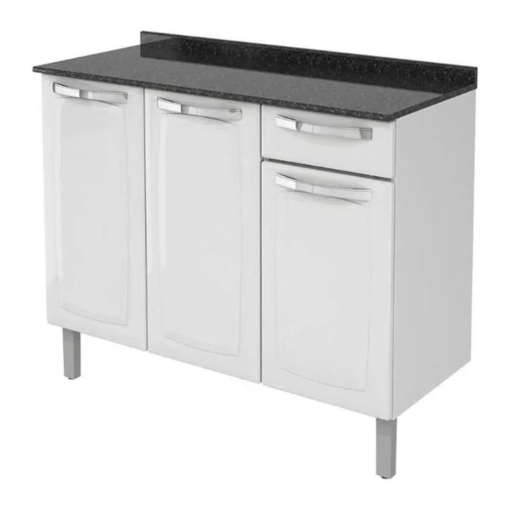 Cozinha Compacta Itatiaia Rose 4 Peças Aço Branco