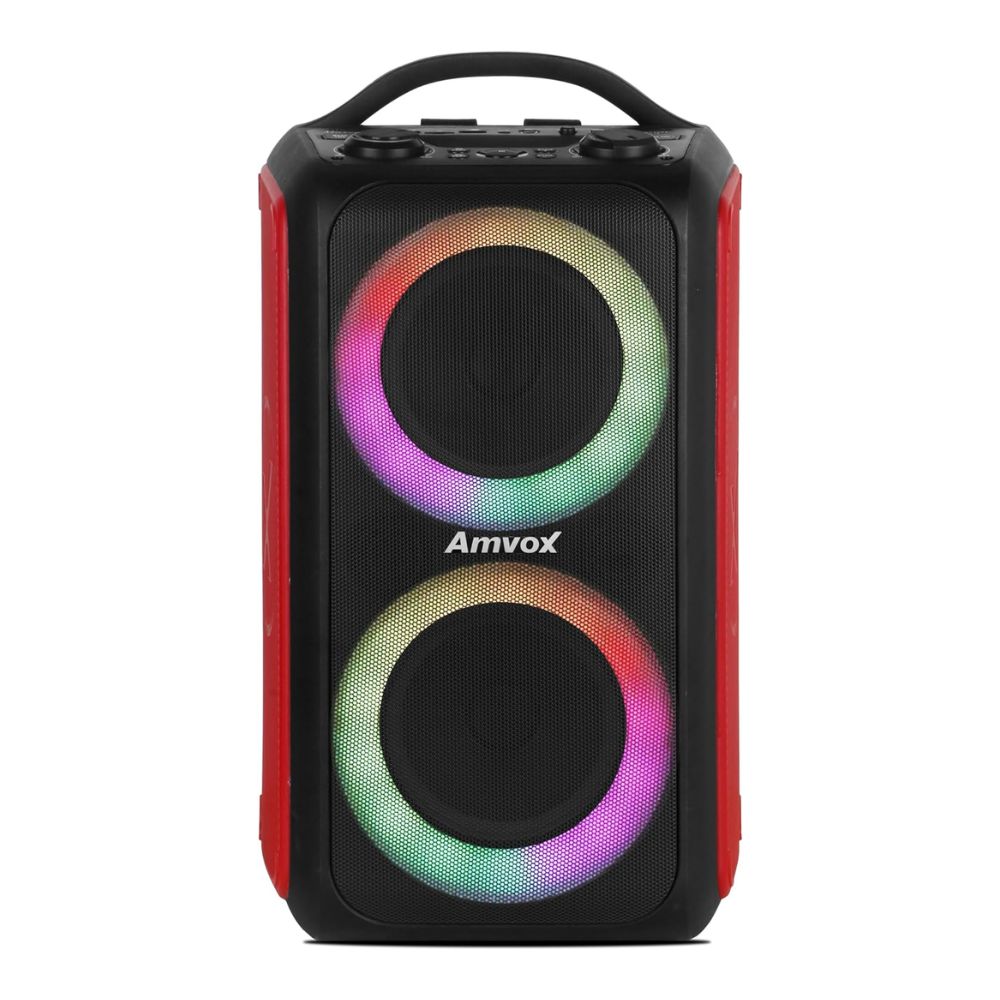 Amvox Caixa de Som Amplificada ACA 600 Bagvox Red