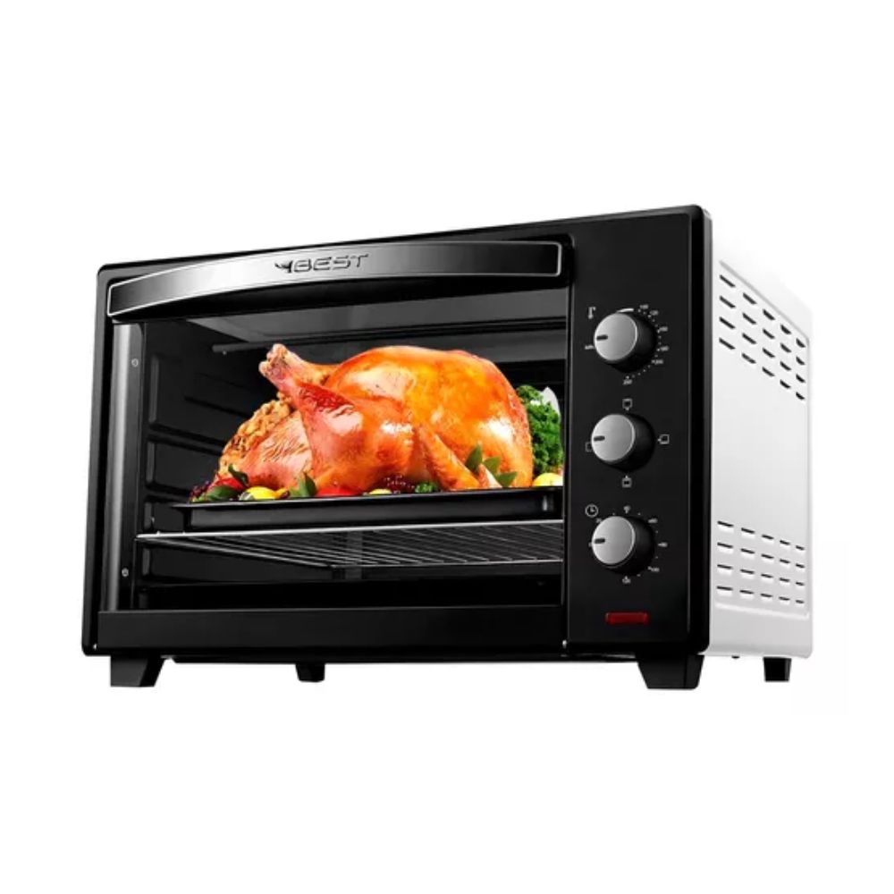 Forno Elétrico Best 60 Litros Plus Preto e Branco