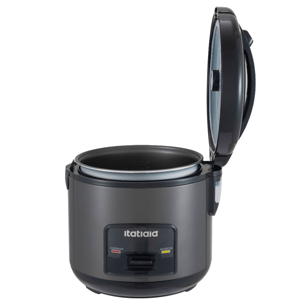 Panela de Arroz Elétrica Itatiaia 1L 220V Preto Fosco