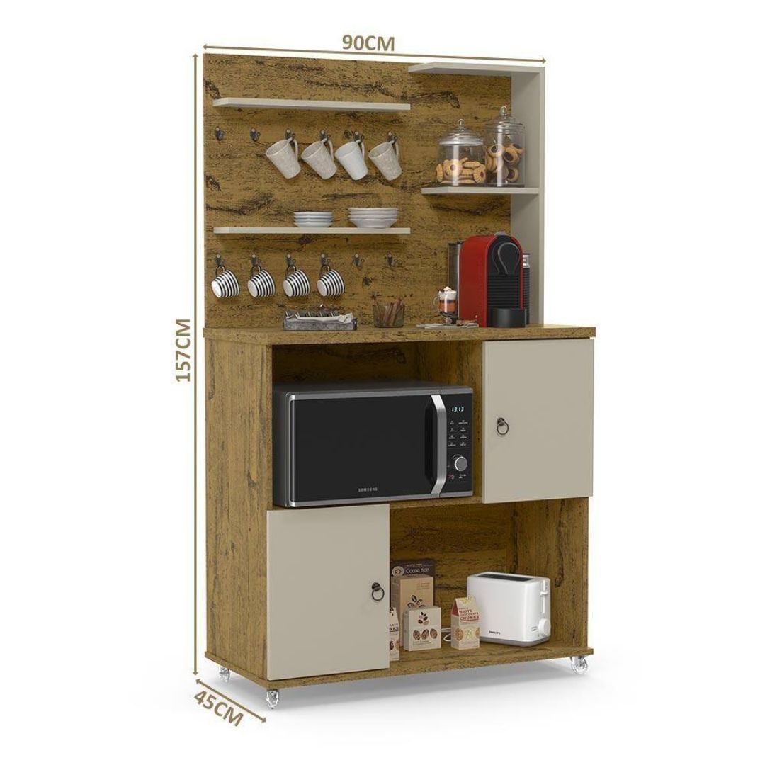 Cantinho do Cafe Patrimar Aconchego Nature/off White
