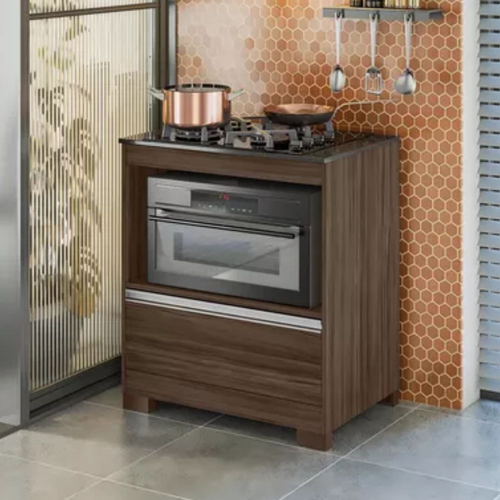 Balcao Notavel Cooktop Nt 3110 Ref 222 Nogal Trend/granito