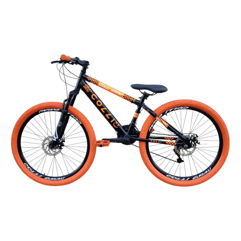Bicicleta Colli Grau Aro 26 21M Preto Fosco