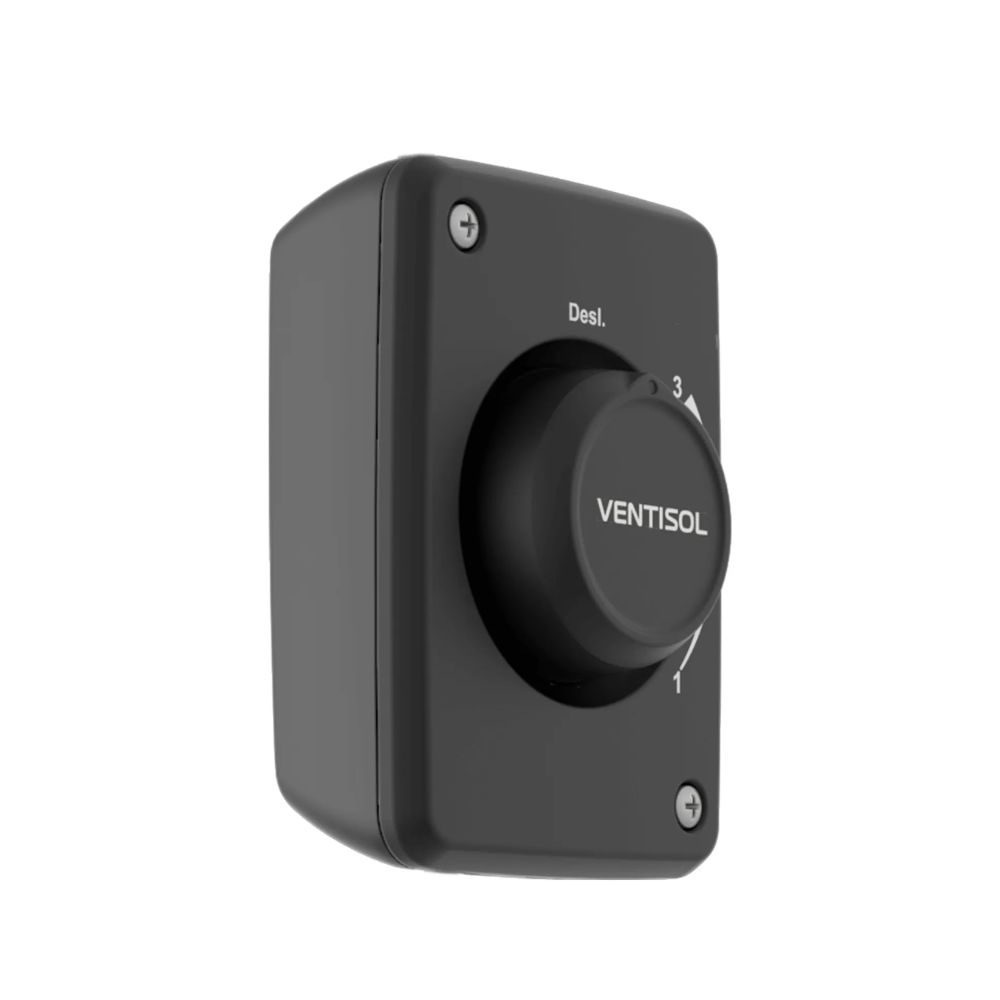 Ventilador Ventisol New de Parede 3 Pás 50cm 14062 Preto 220V