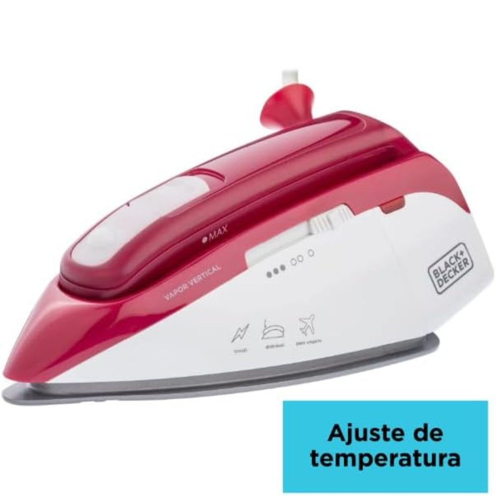 Ferro de Passar a Vapor Portátil Black+Decker FXVG1BR 220V