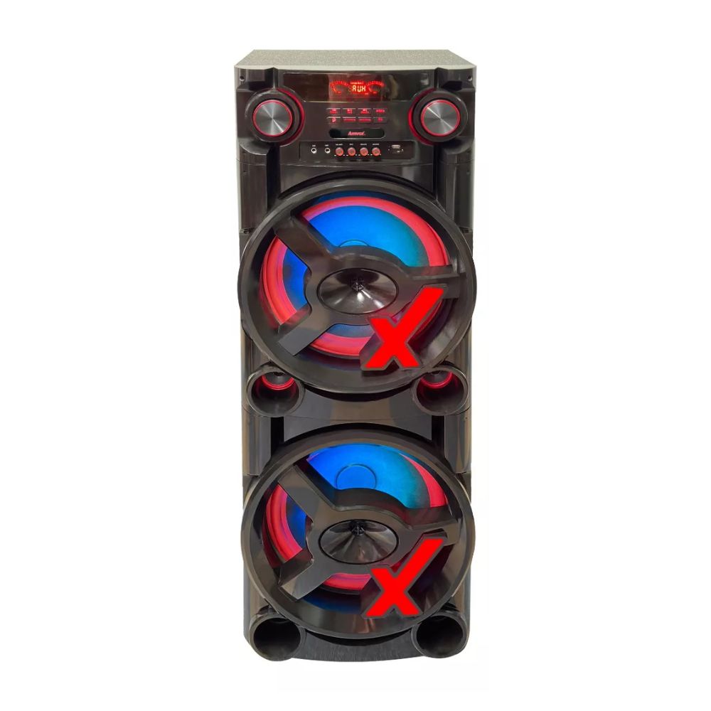 Caixa De Som Amplificada Amvox ACA 2900 New X 2900W