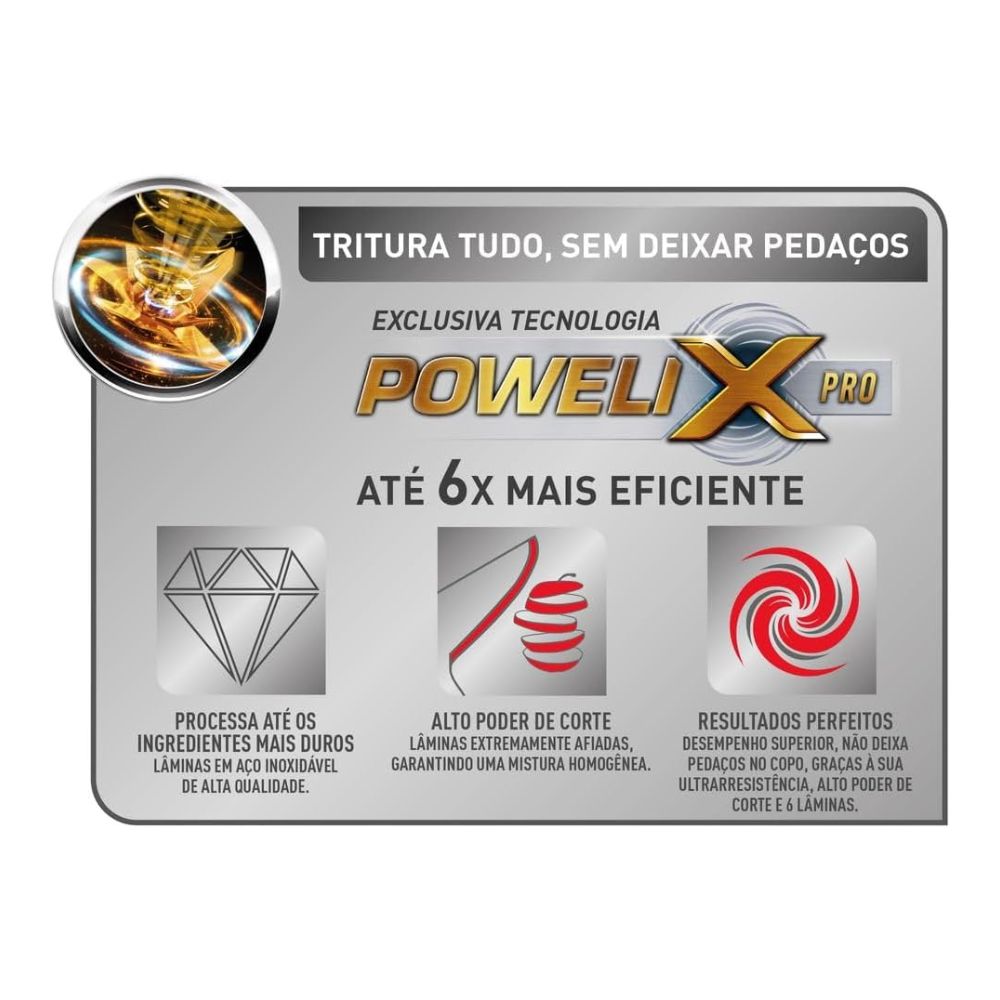 Liquidificador Arno Vermelho Power Max 1400W LN63