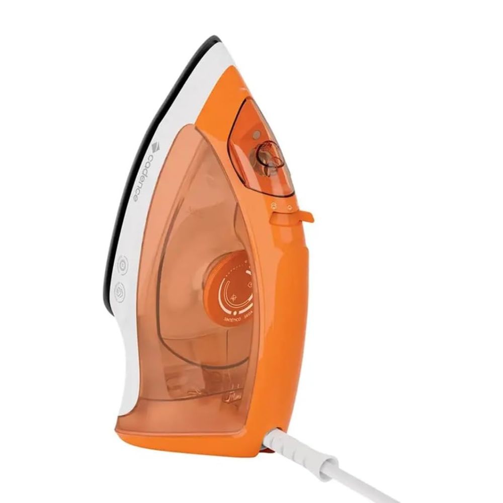 Ferro de Passar 2 em 1 Seco e a Vapor IRO210 Cadence Laranja