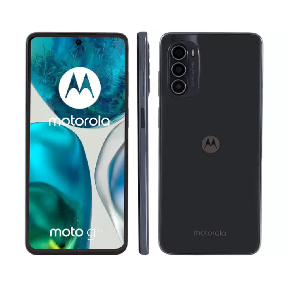 Smartphone Motorola Moto G52 128GB Preto 4G Octa-Core 4GB RAM