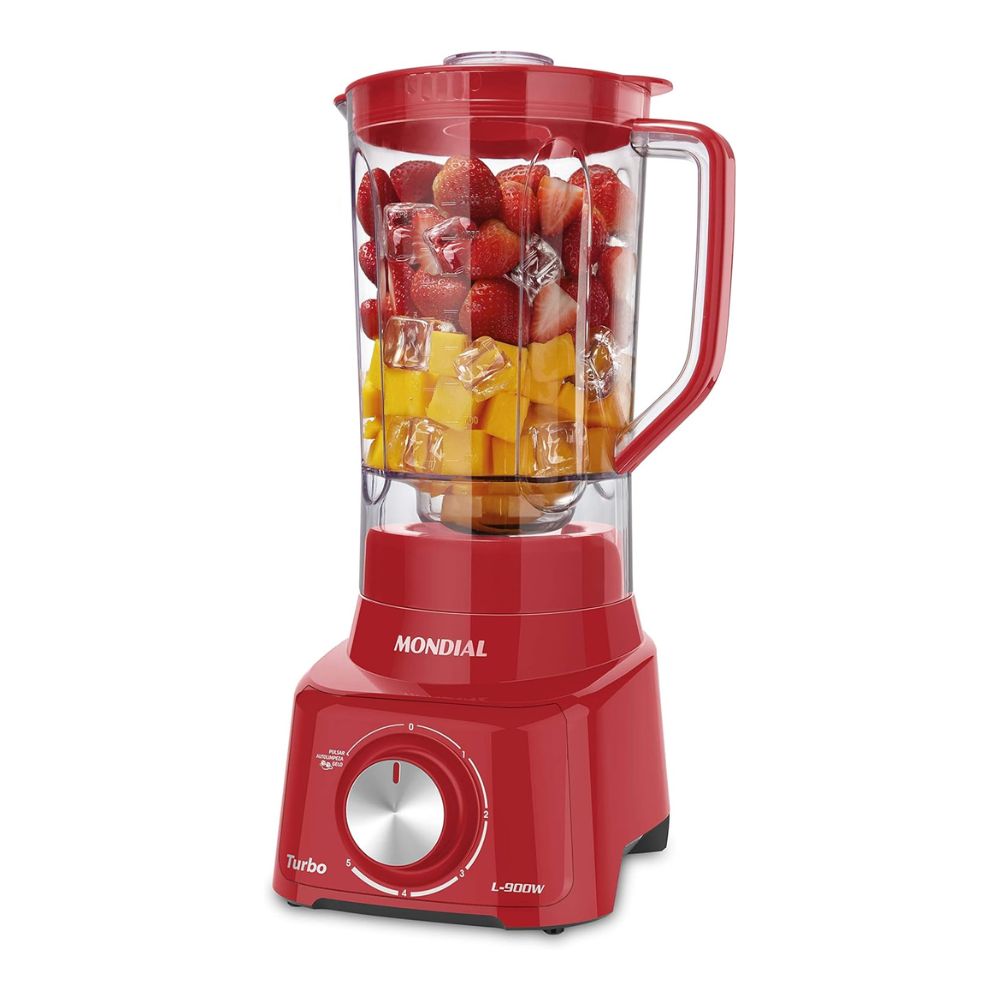Liquidificador Turbo Full Mondial L-900 FR Vermelho
