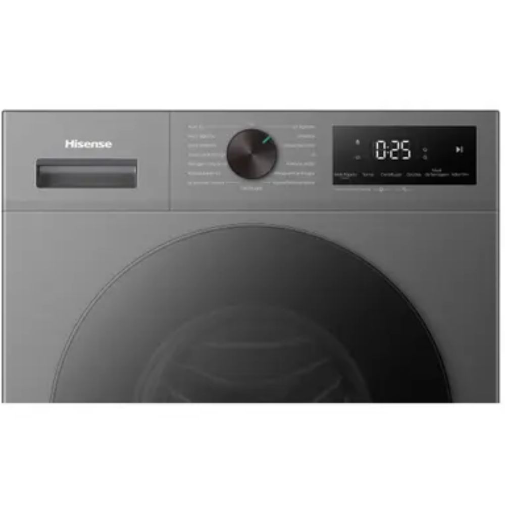 Lava e Seca Hisense 11Kg WD1I11 Compacta Fit e Função Steam Inverter Titânio