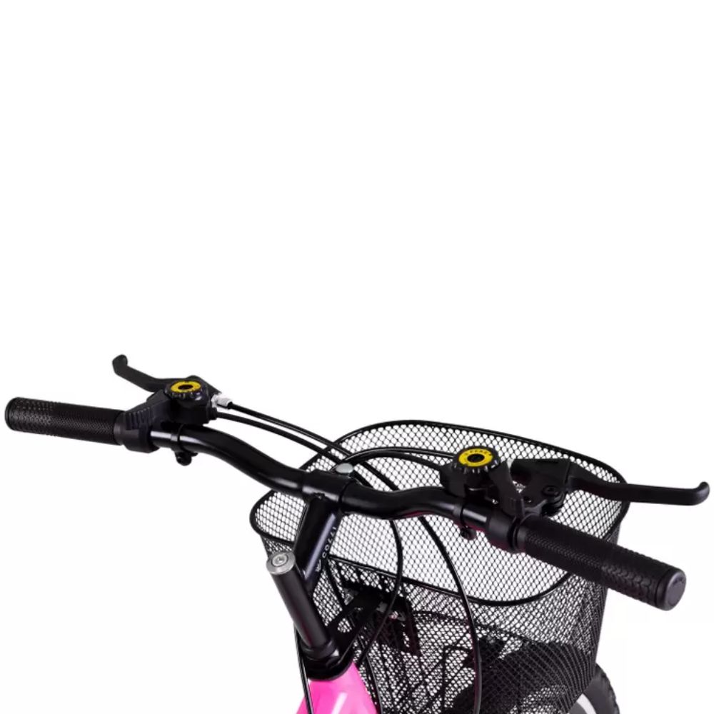 Bicicleta Colli Cazelle Allegra City 18 Marchas Aro 26 Rosa Neon