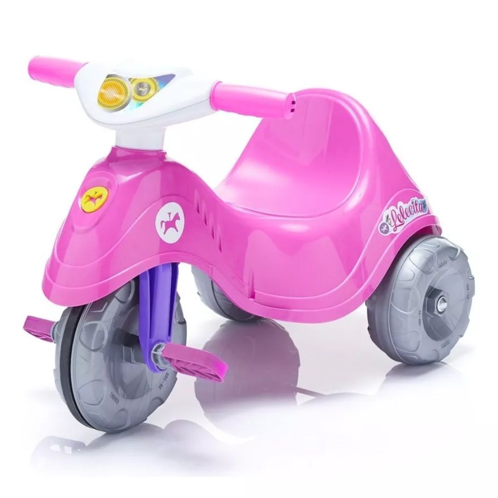 Triciclo Infantil Lelecita Calesita Rosa