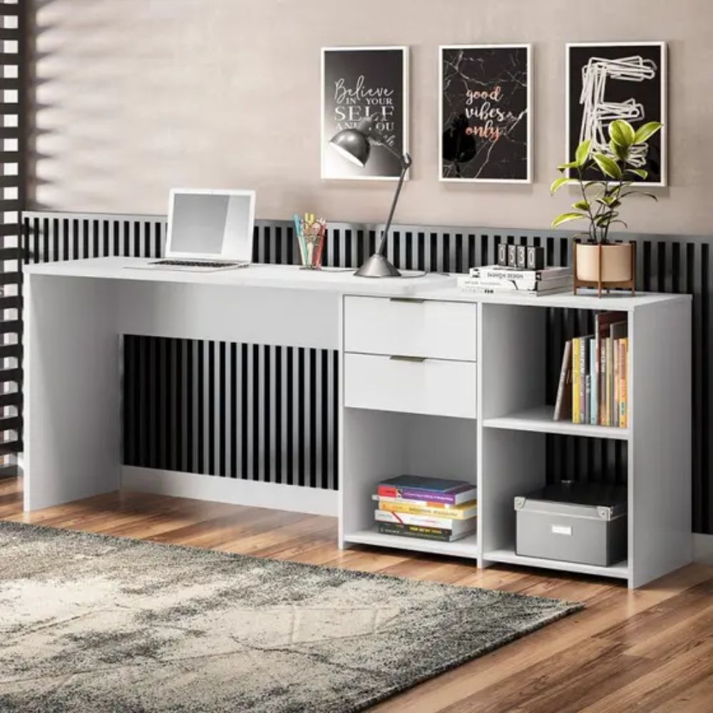 Mesa Notavel Office NT 2060 Ref 127 Branco New
