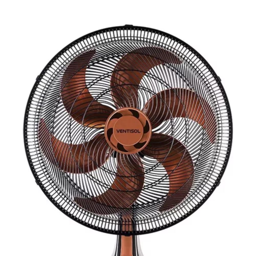 Ventilador Ventisol Premium Mesa Turbo 6P 50cm Bronze