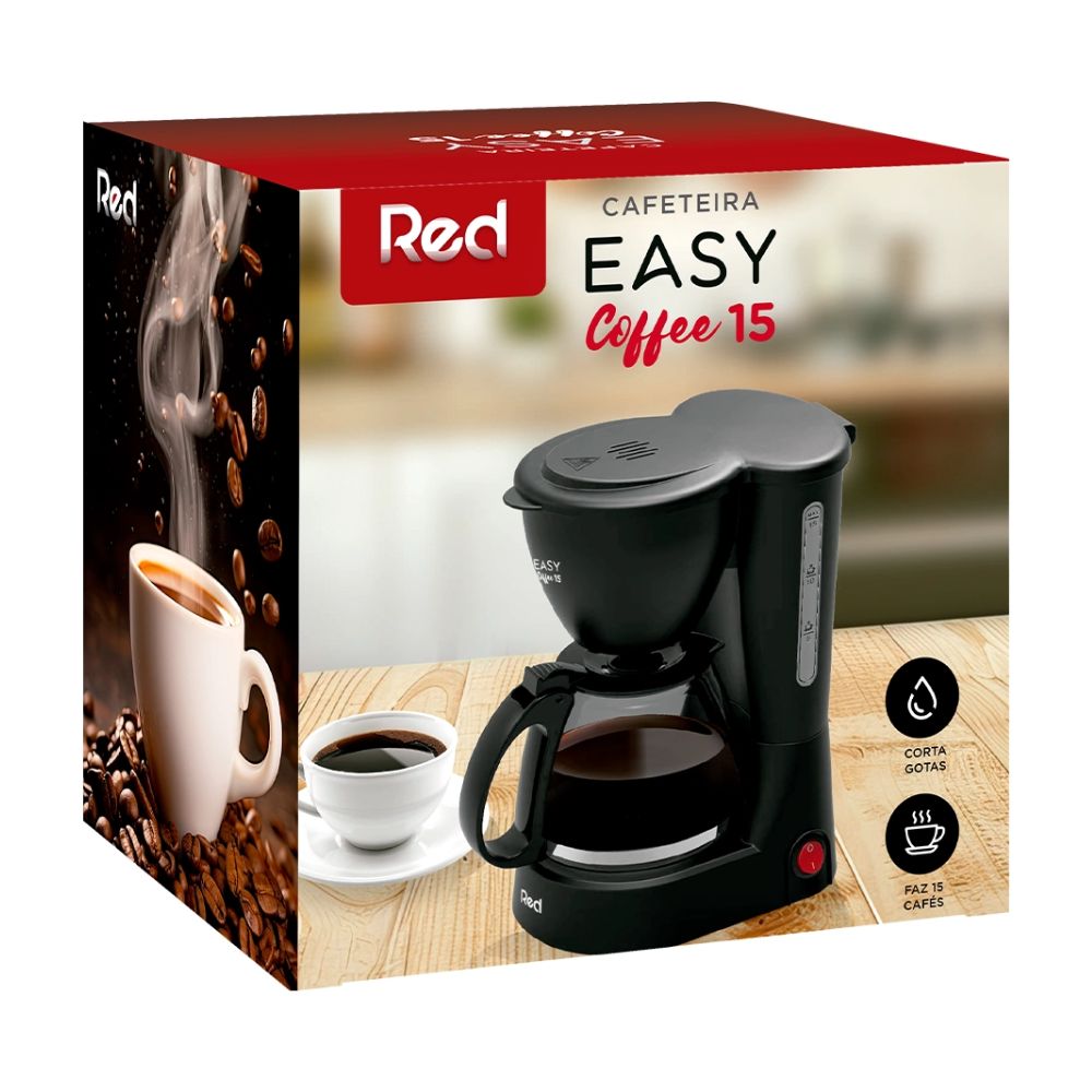 Cafeteira Red Easy Coffee CF100 15 Xícaras 220V