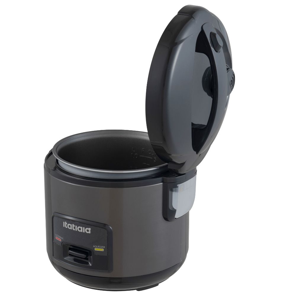 Panela de Arroz Elétrica Itatiaia 1L 220V Preto Fosco