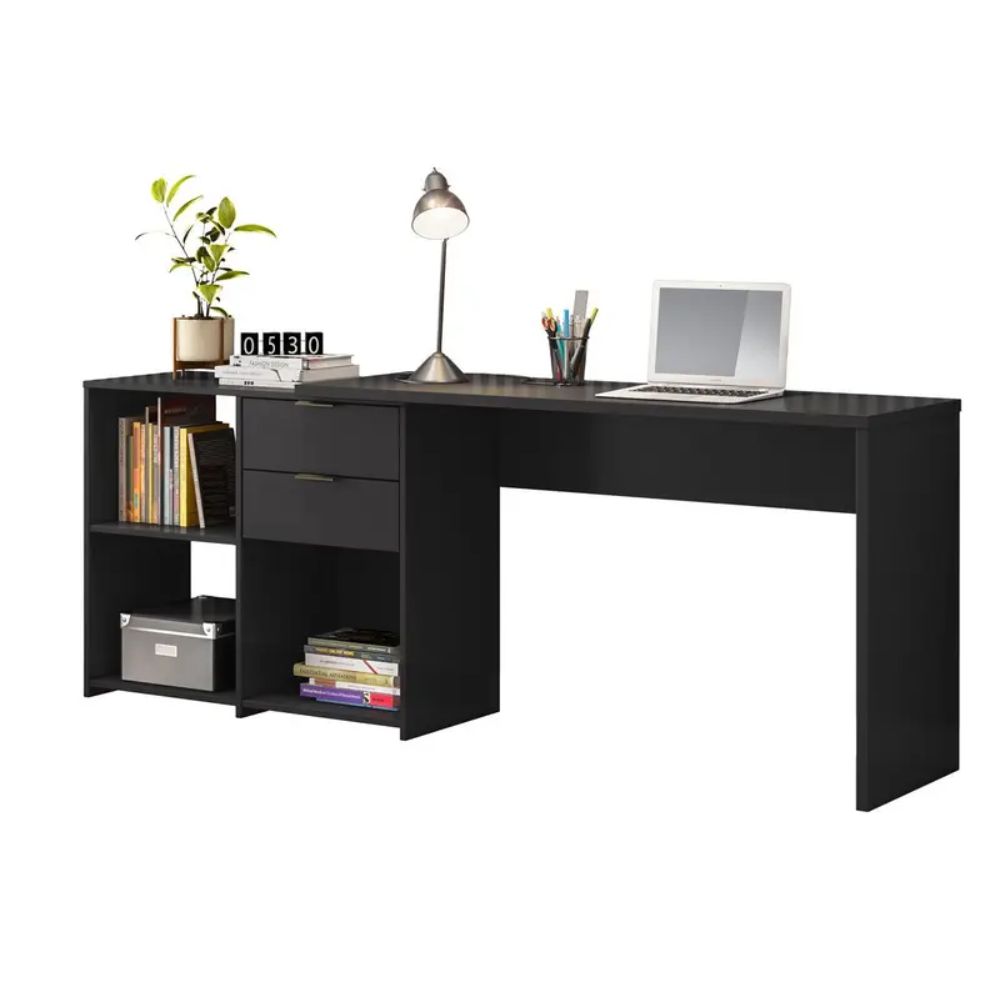 Mesa Notável Office 2 MT NT 2060 Ref 173 Preto