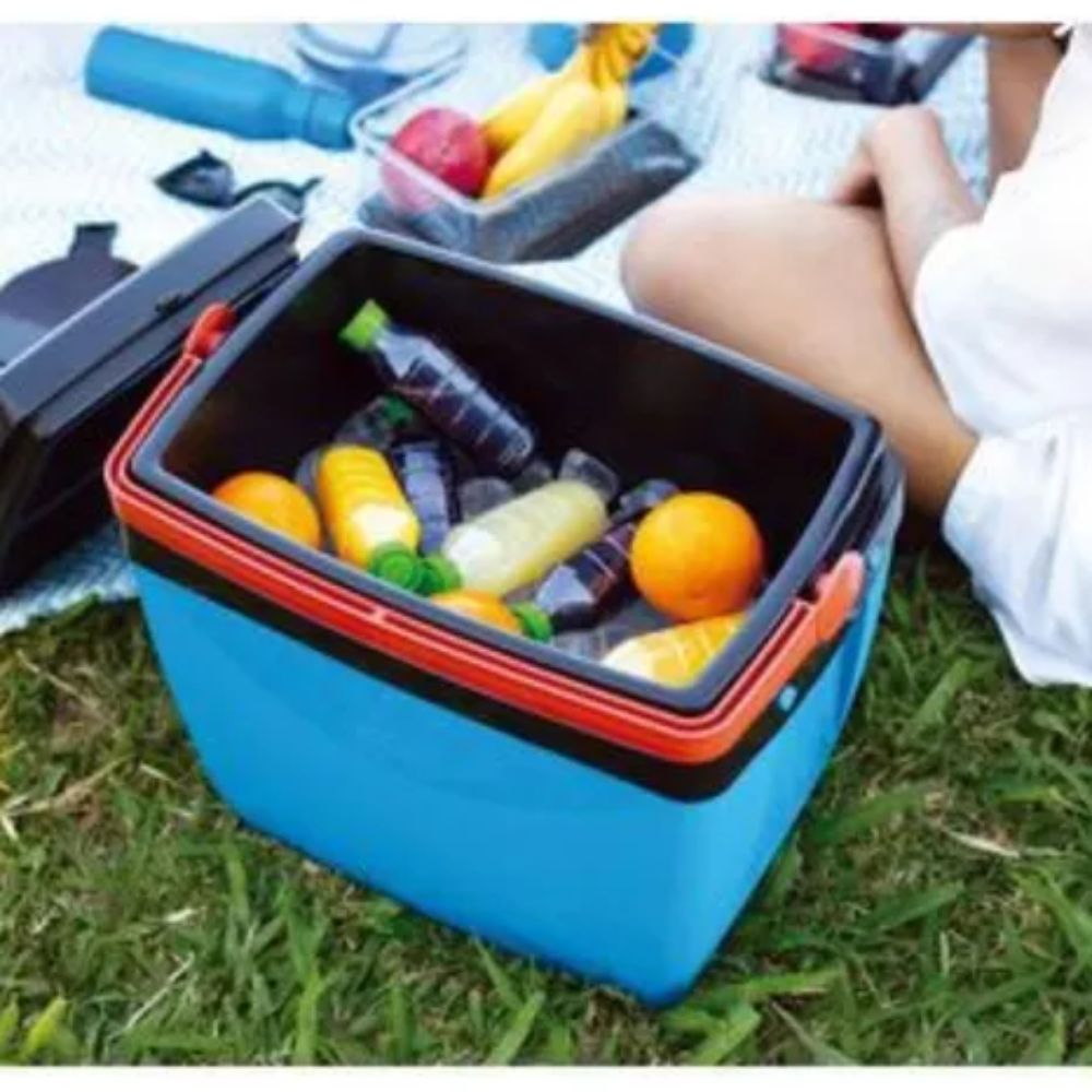 Caixa Térmica Mor 26L Azul/Laranja