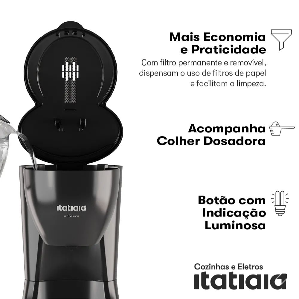 Cafeteira Elétrica Itatiaia 220V– 30 Xícaras