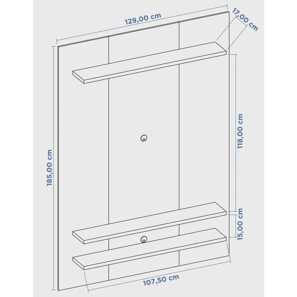 Painel Notavel Nt 1195 Ref 241 Freijo Trend / Off White