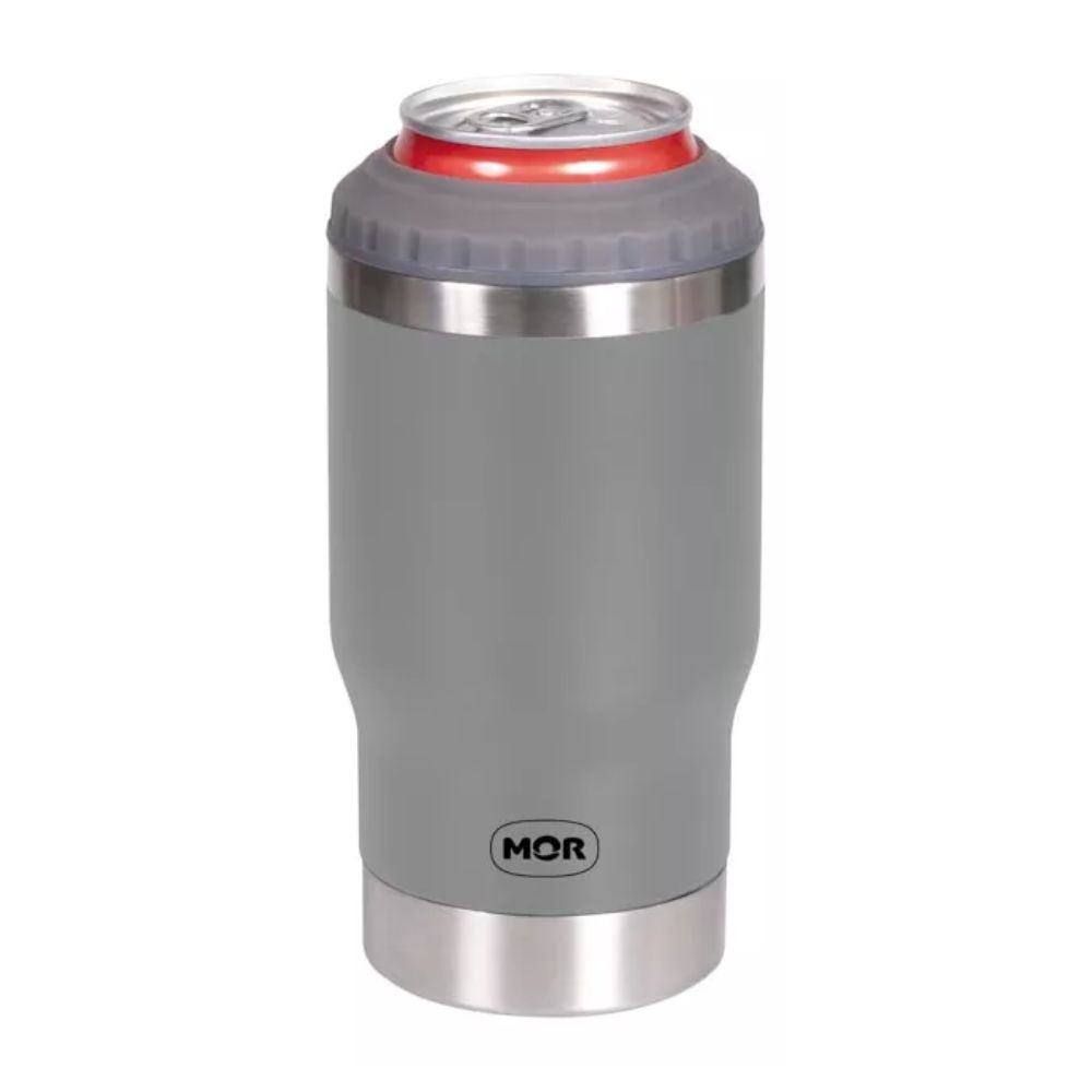 Copo Térmico 5 em 1 Cinza 420ml MOR