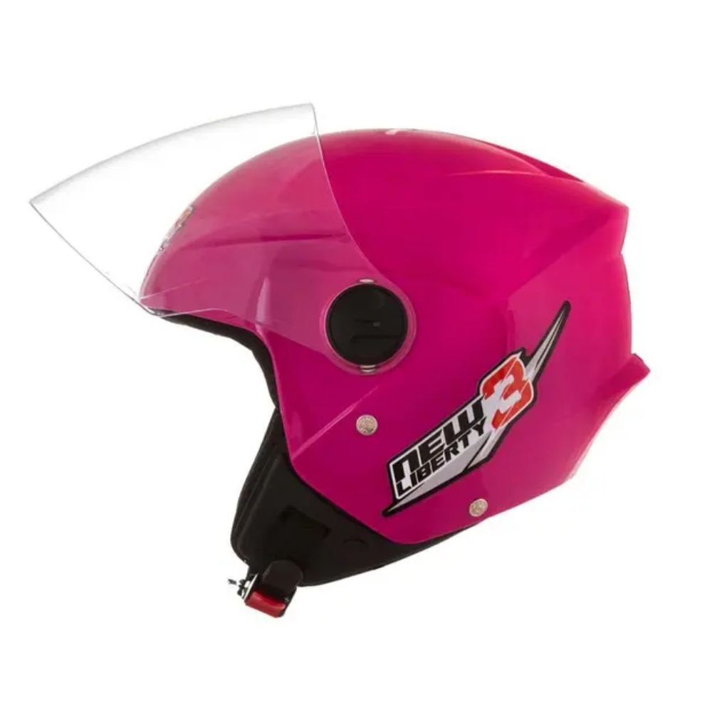 Capacete ProTork Liberty 3 New CAP-488RS Tam 58 Rosa