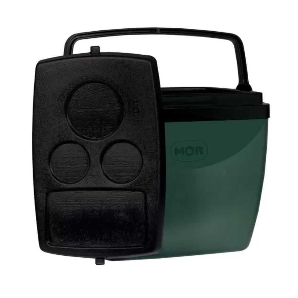 Caixa Térmica MOR 18L Verde com Preto
