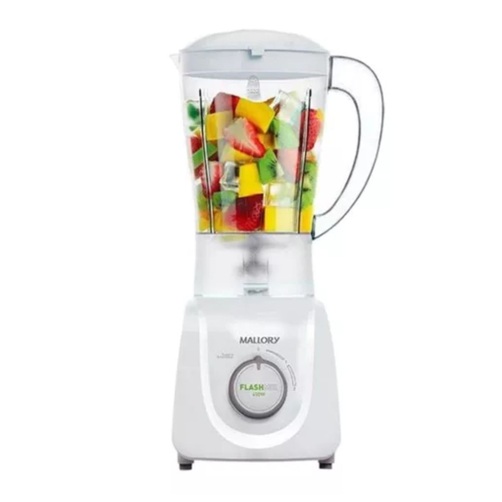 Liquidificador Mallory Flash Mix Branco/Cinza 2,1 Litros