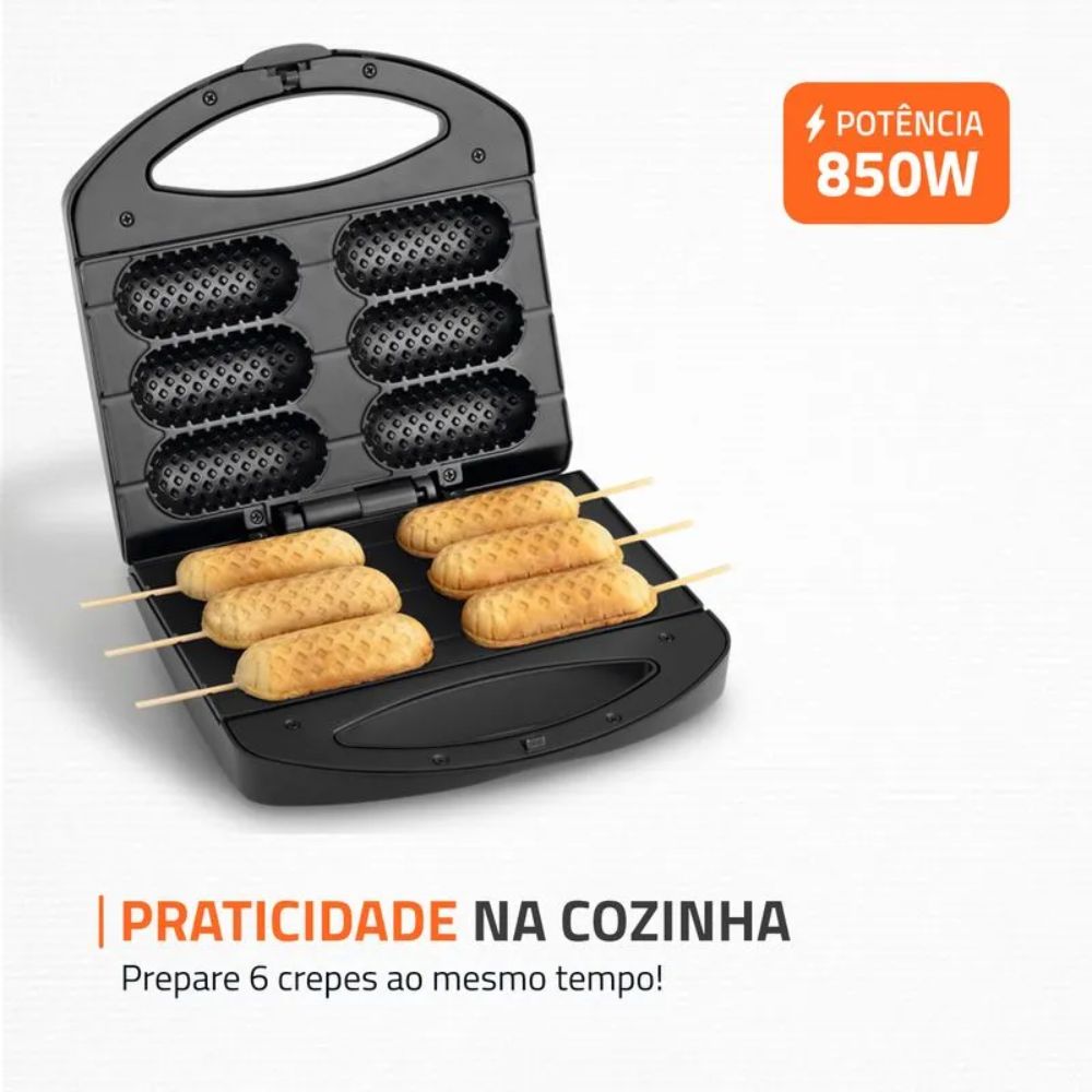 Crepeira Mondial Pratic Crepe &amp; Hot Dog CP-01
