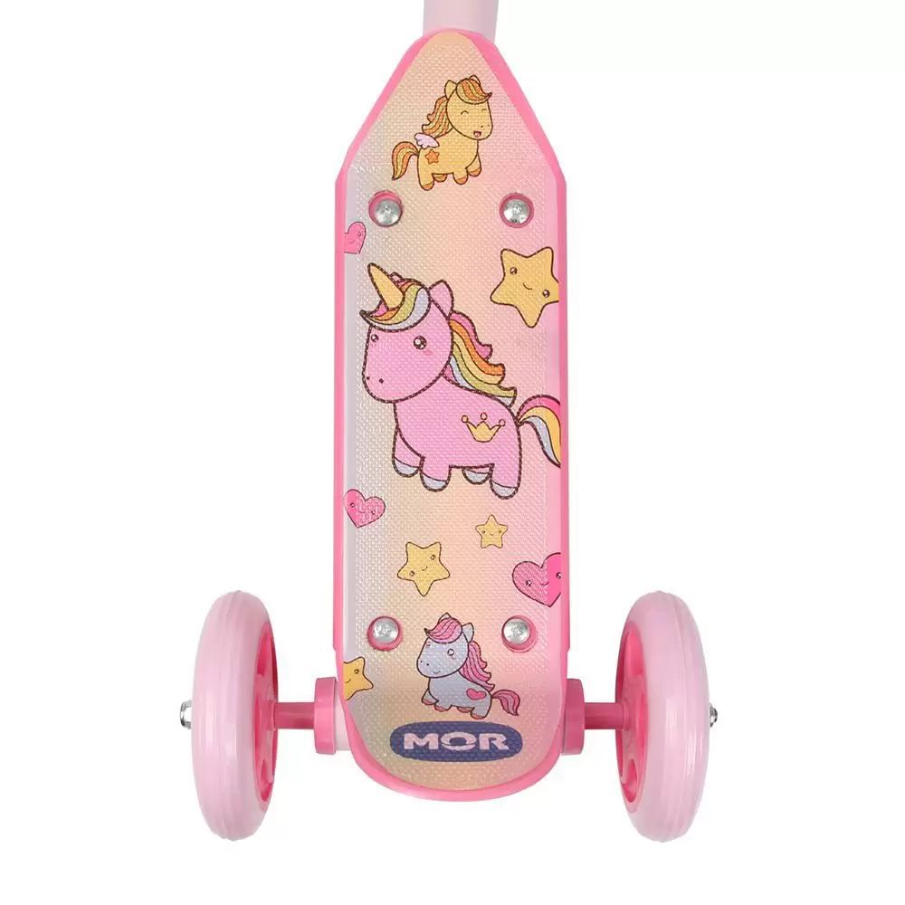 Patinete 3 Rodas Infantil Rosa Mor