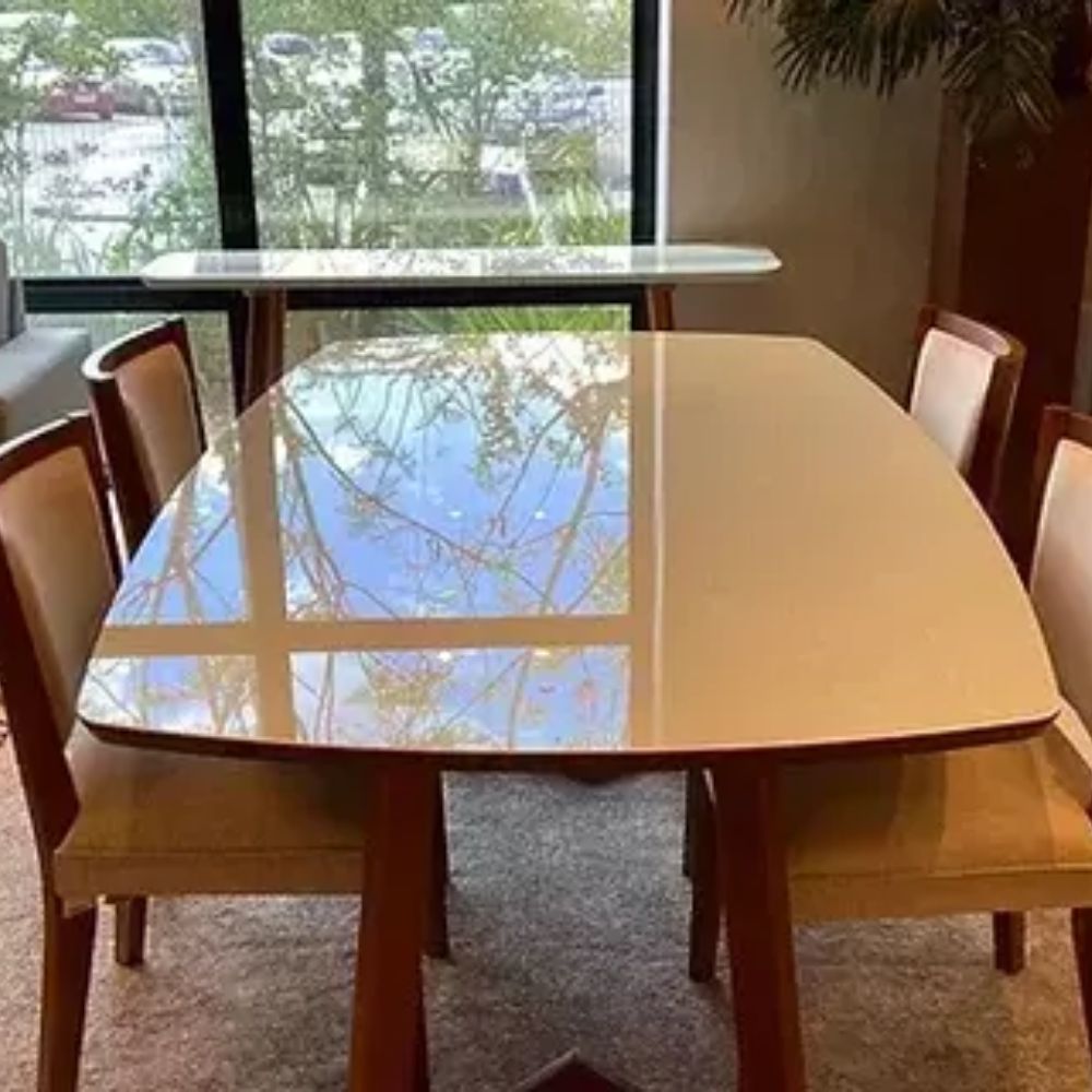 Mesa de Jantar Herval MH5346 170x110 Off White