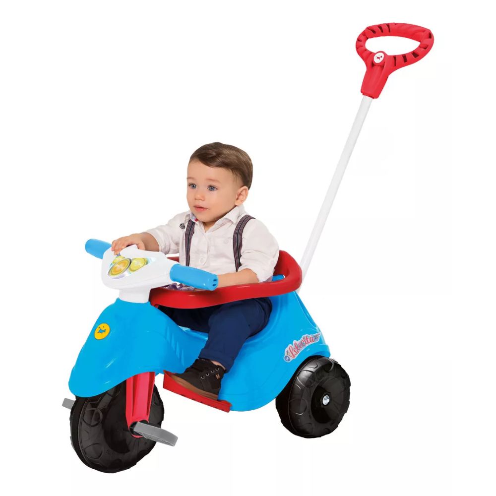 Triciclo Infantil Calesita Lelecita Azul